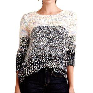 Anthropologie x La Fée Verte Size M Ombre Confetti Long Sleeve Sweater